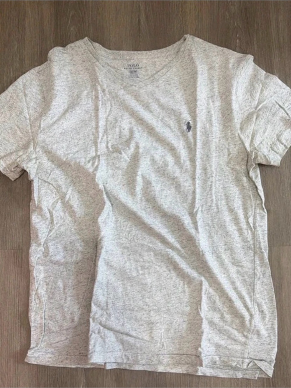 Men’s Polo by Ralph Lauren Heather Gray Short Sleeve Logo Tee